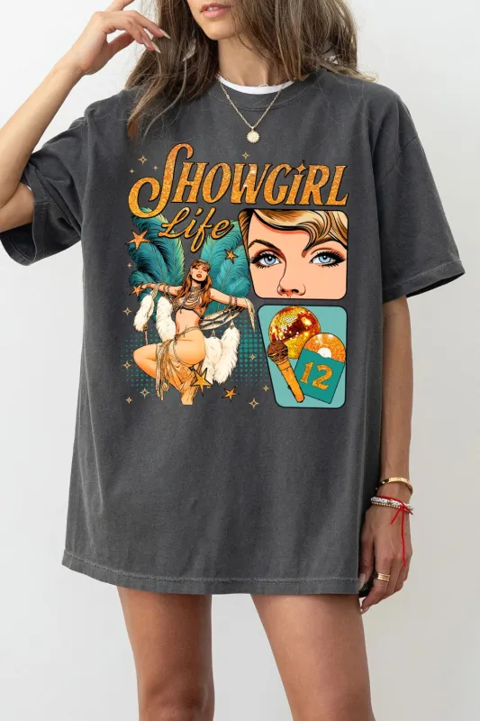 The Life Of Showgirl Swift Tee For Women sold by Fancy Tees