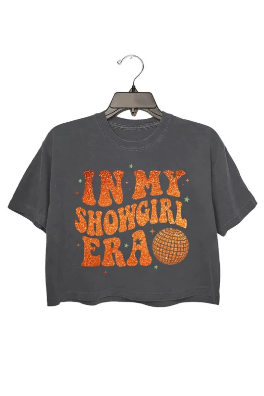 In My Showgirl Era Showgirl Life Crop Top For Women sold by Fancy Tees