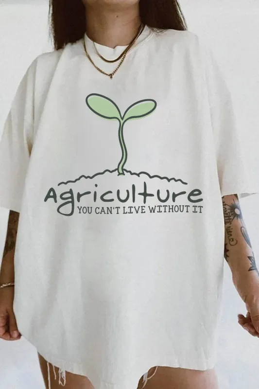 Agriculture Support Your Local Farmer Tee For Women sold by Fancy Tees