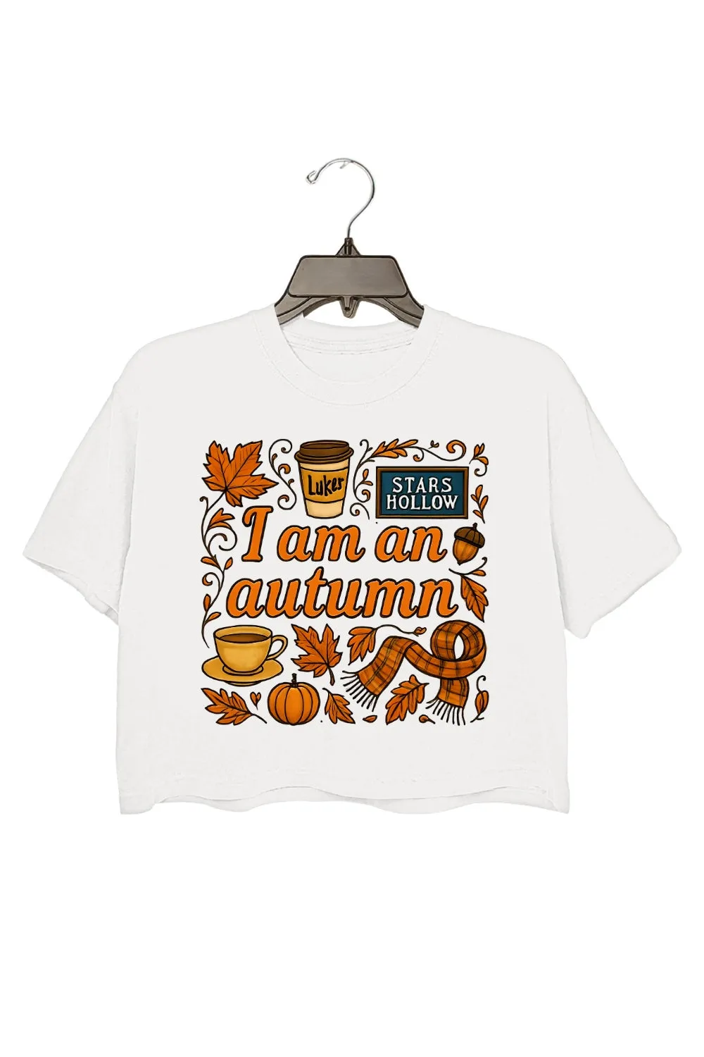 I Am An Autumn Gilmore Girls Crop Top For Women sold by Fancy Tees