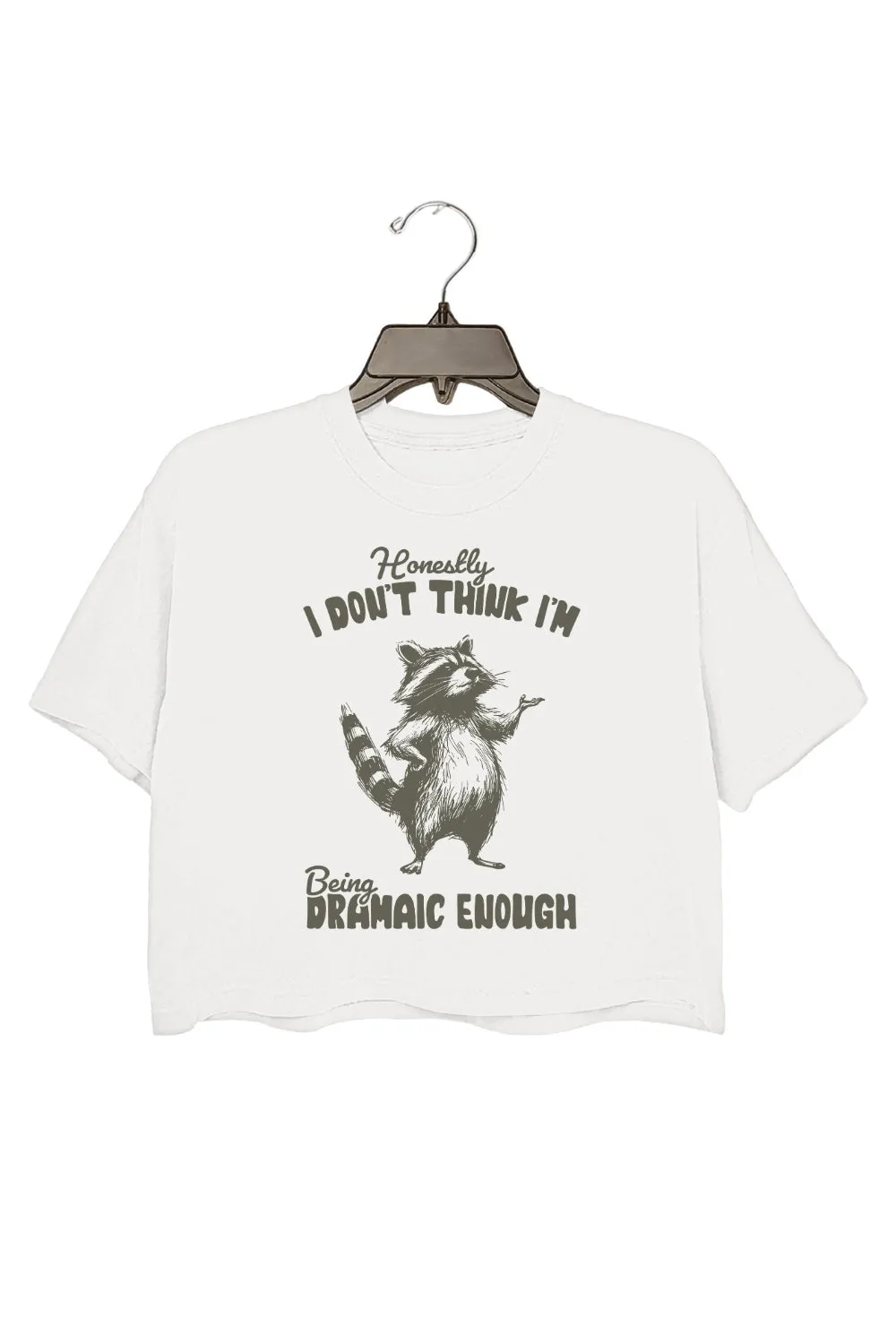 Honestly, I Don't Think I'm Being Dramatic Enough Crop Top For Women sold by Fancy Tees