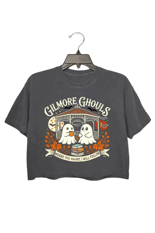 Gilmore Ghouls Halloween Crop Top For Women sold by Fancy Tees
