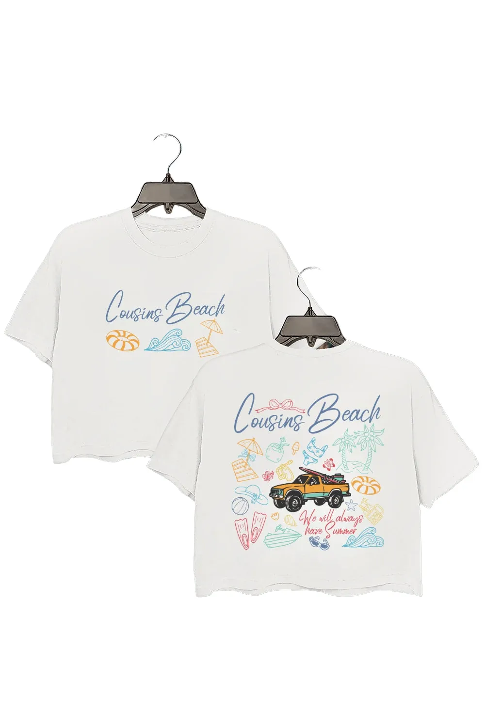 Cousins Beach The Summer Crop Top For Women sold by Fancy Tees