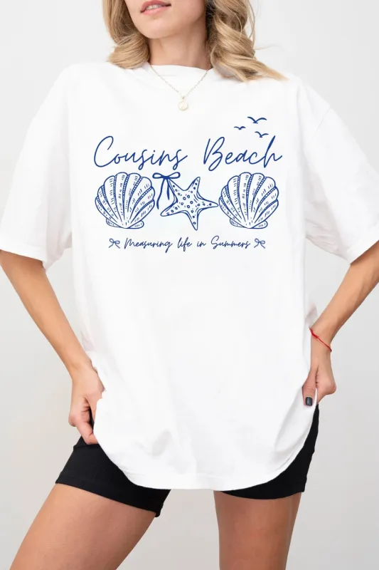 Cousins Beach Measuring Life In Summer Tee For Women sold by Fancy Tees