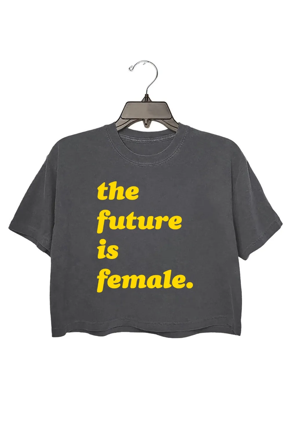 The Future Is Female Crop Top For Women sold by Fancy Tees
