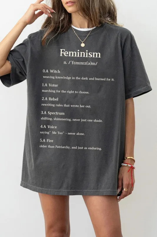 Definition Of Feminism Tee For Women sold by Fancy Tees