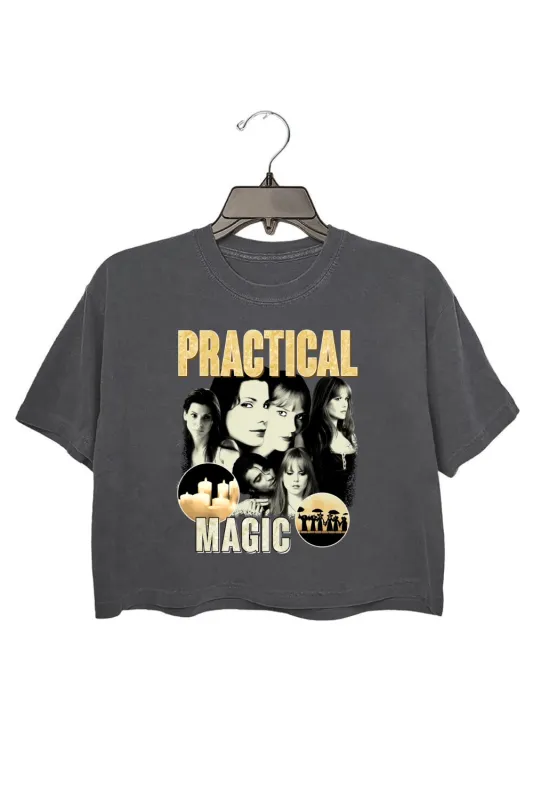 Practical Magic Halloween Horror Crop Top For Women sold by Fancy Tees