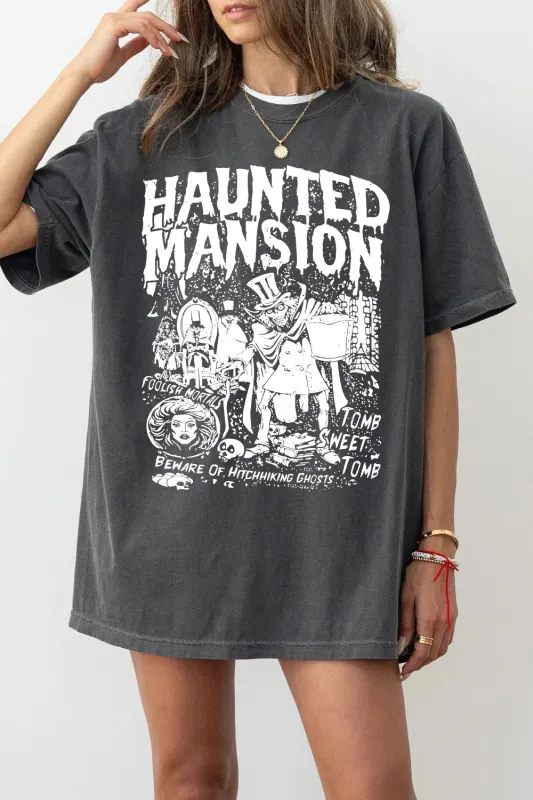 The Haunted Mansion Gothic Family Tee For Women sold by Fancy Tees