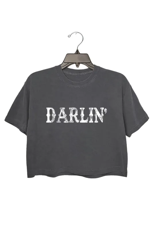 Darlin' Western Cowgirl Crop Top For Women sold by Fancy Tees