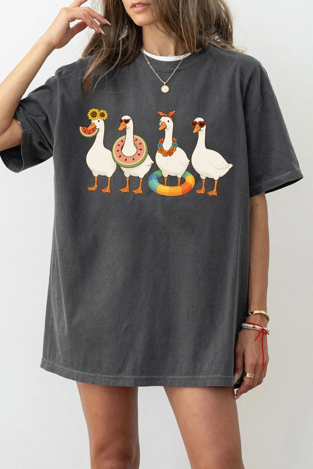 Summer Goose Funny Tee For Women sold by Fancy Tees