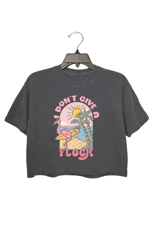 I Don't Give A Flock Crop Top For Women sold by Fancy Tees