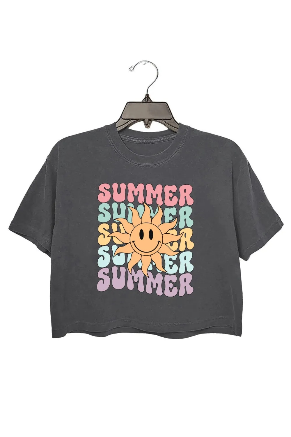 Cute Summer Sun Crop Top For Women sold by Fancy Tees