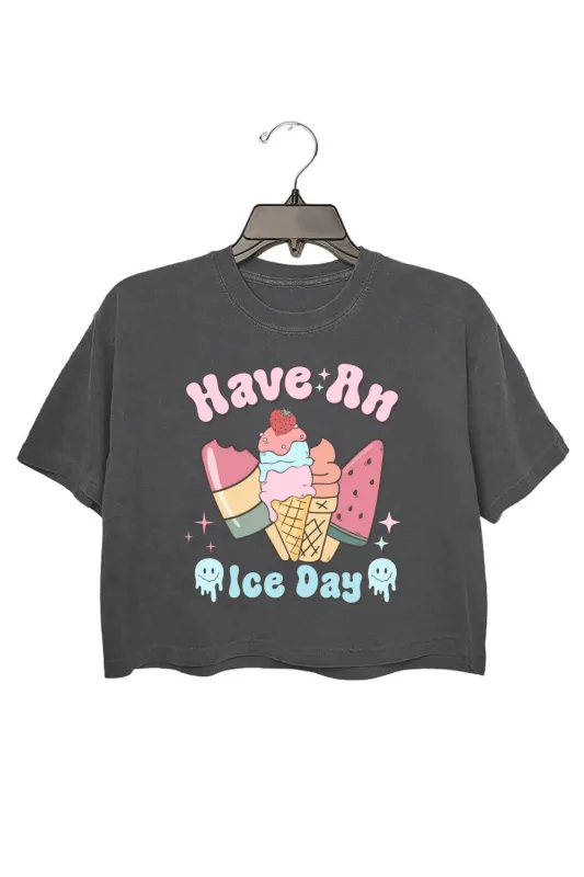 Have An Ice Day Crop Top For Women sold by Fancy Tees