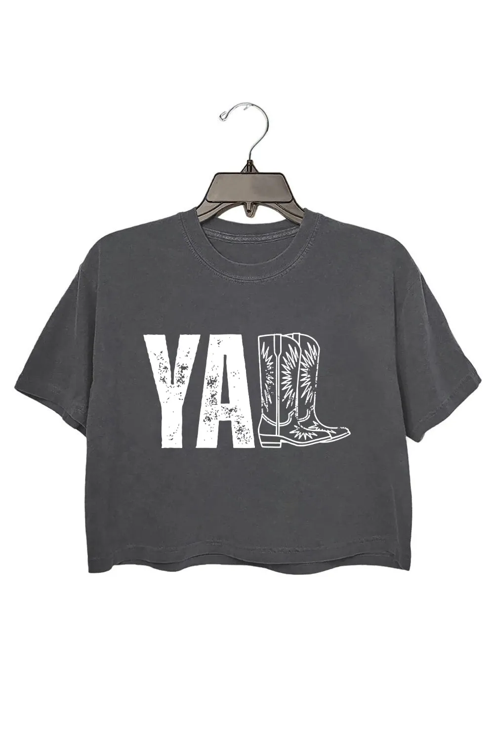 Y'all Cowboy Boots Crop Top For Women sold by Fancy Tees