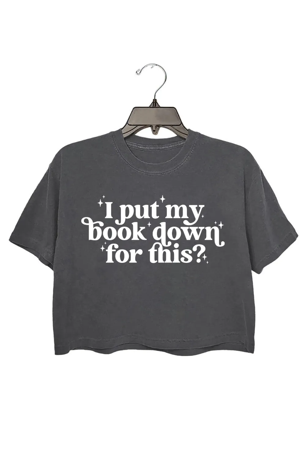I Put My Book Down For This Crop Top For Women sold by Fancy Tees