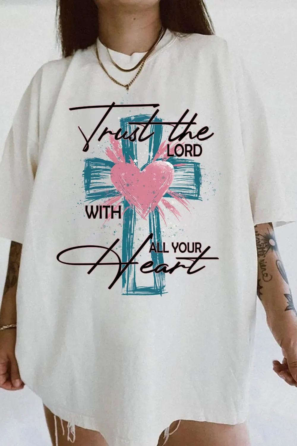 Trust the Lord with All your Heart Tee For Women sold by Fancy Tees
