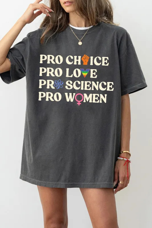 Pro Choice Women Rights Tee sold by Fancy Tees