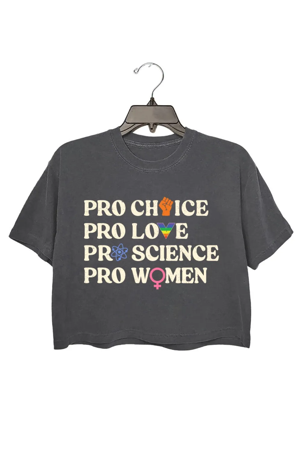 Pro Choice Women Rights Crop Top For Women sold by Fancy Tees