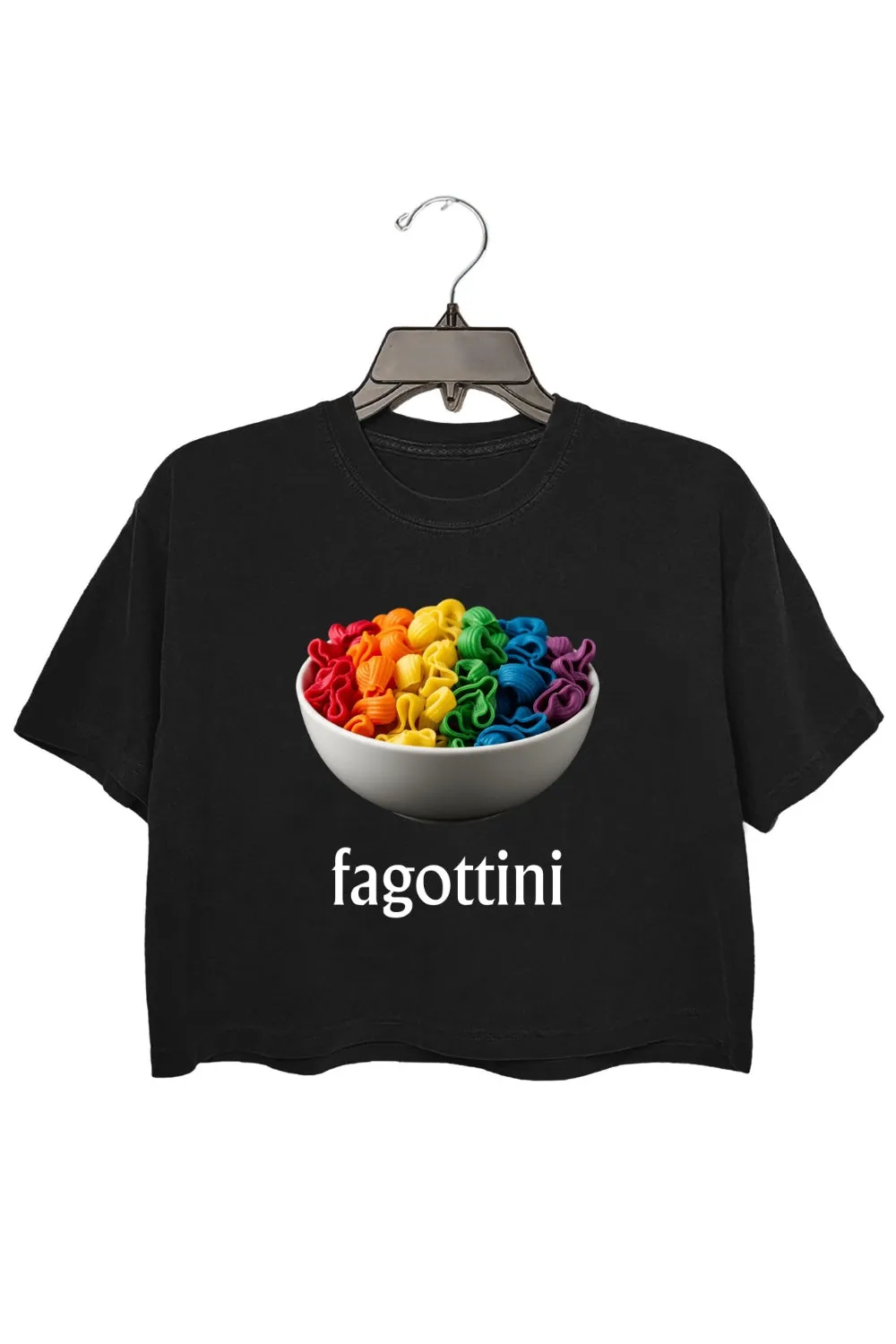 Fagottini Funny Pride Crop Top sold by Fancy Tees