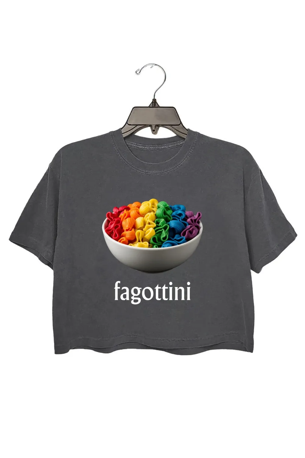 Fagottini Funny Pride Crop Top sold by Fancy Tees product image thumbnail 2