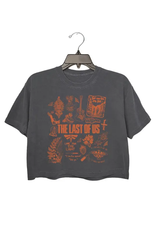 The Last Of Us Doodle Art Crop Top For Women sold by Fancy Tees