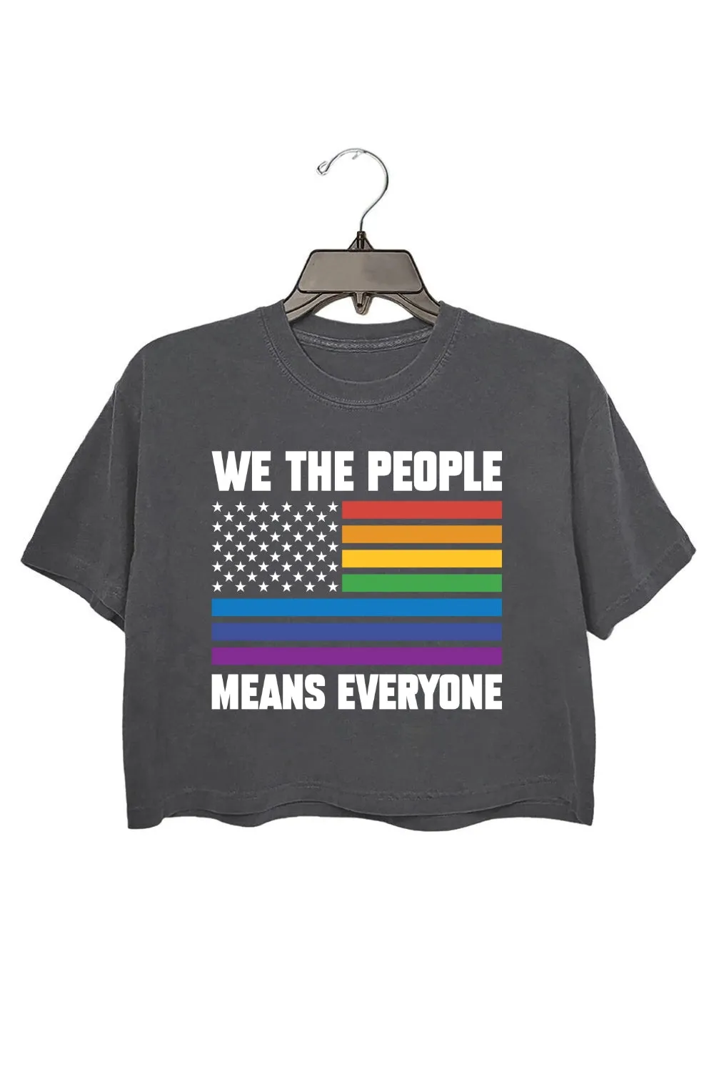 We The People Means Everyone Crop Top For Women sold by Fancy Tees