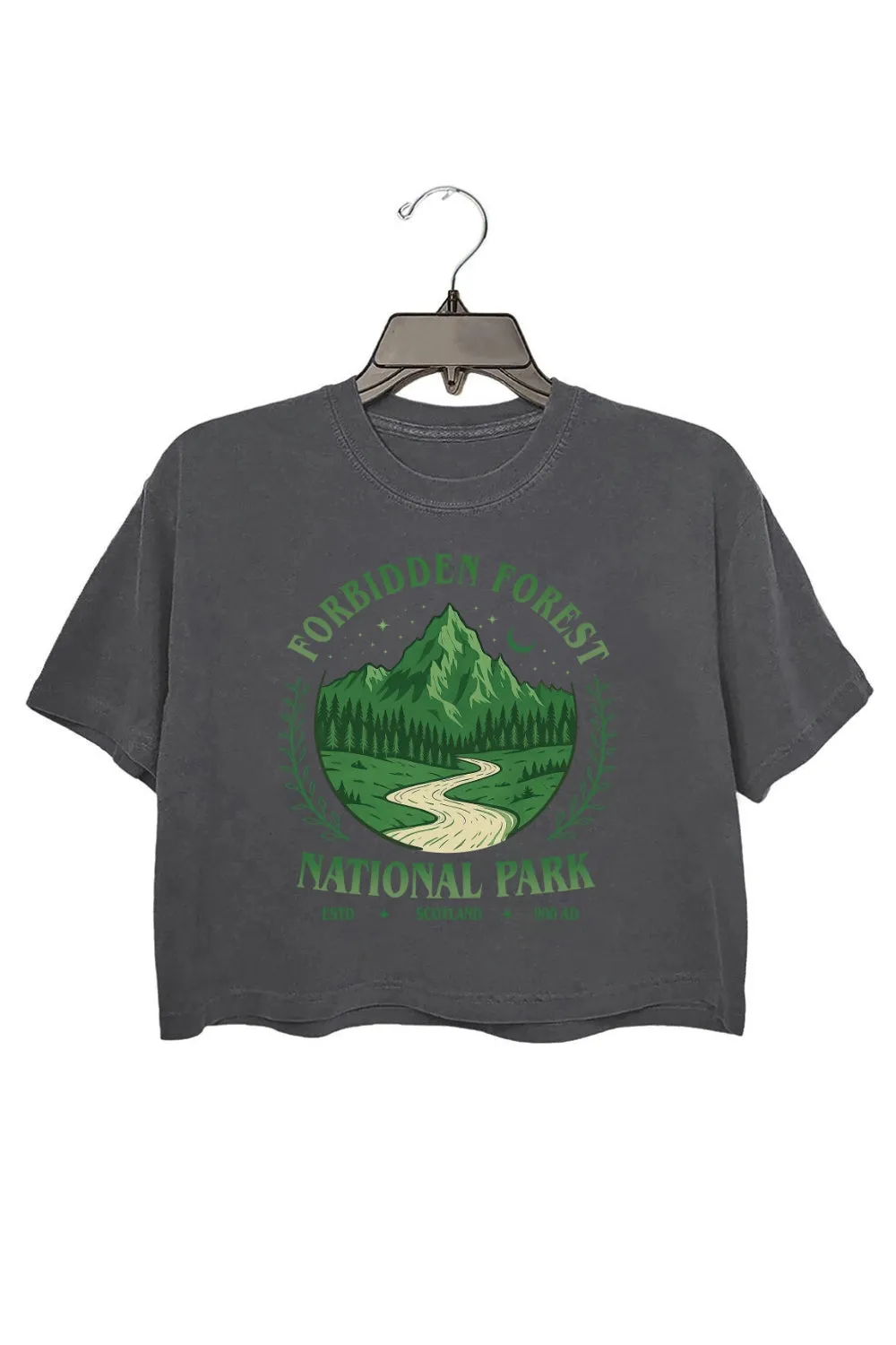 Forbidden Forest National Park Crop Top For Women sold by Fancy Tees product image thumbnail 2