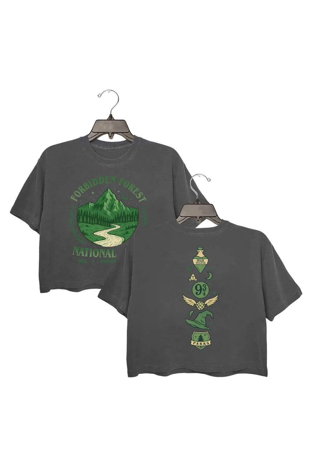 Forbidden Forest National Park Crop Top For Women sold by Fancy Tees