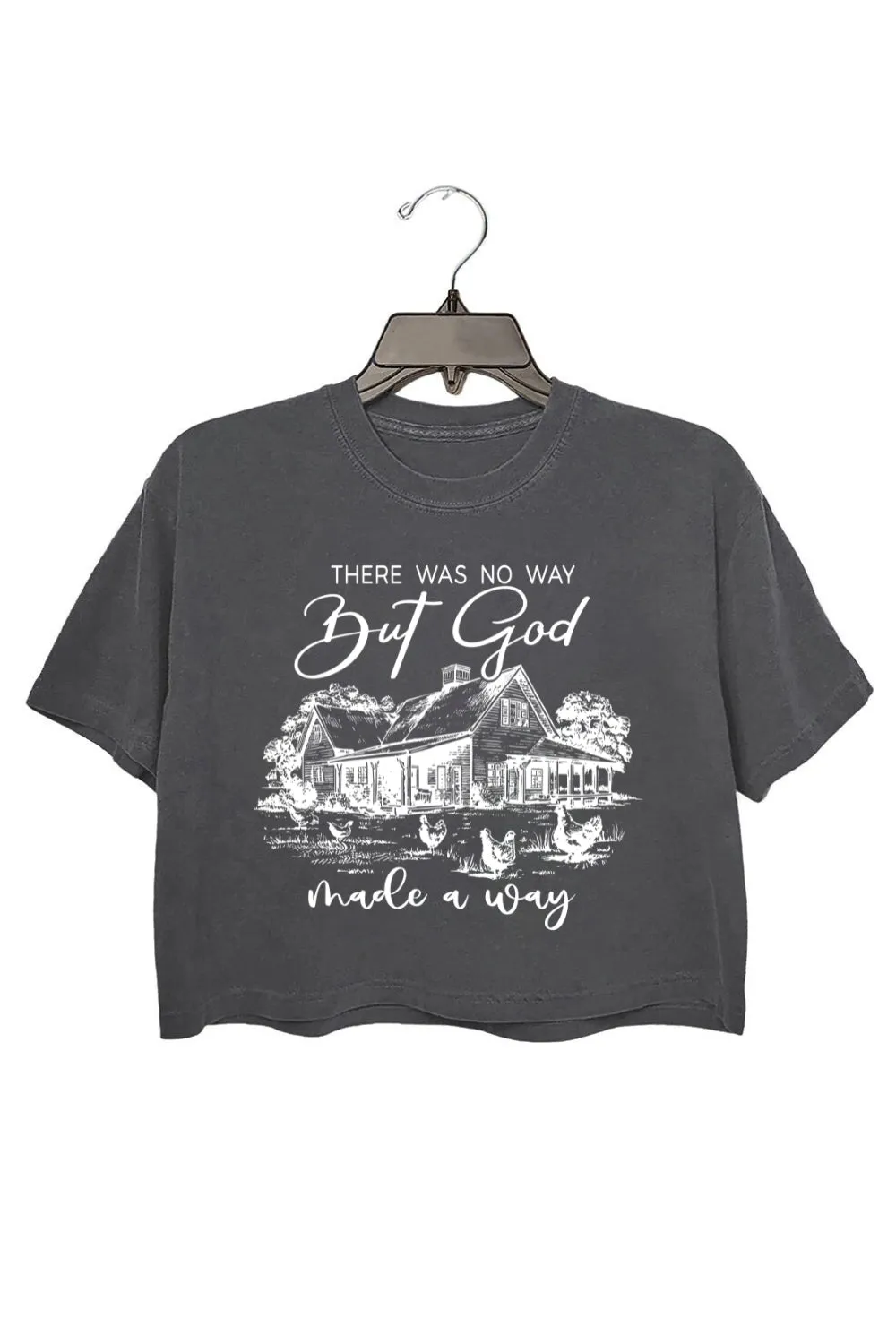 God Made A Way Faith Crop Top For Women sold by Fancy Tees