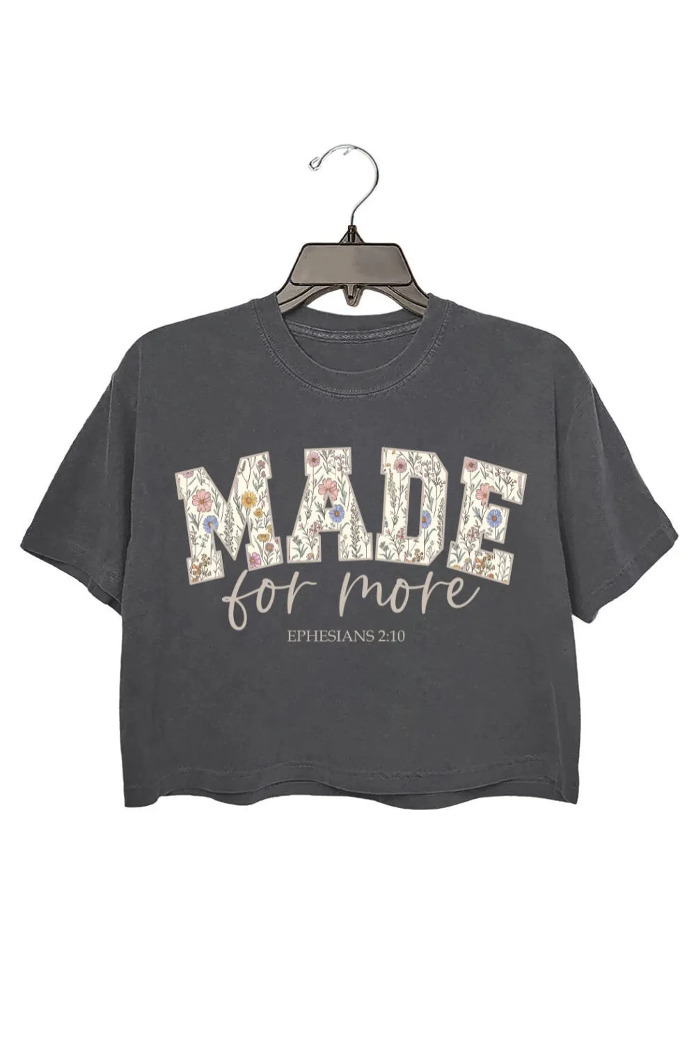 Made For More Bible Verse Crop Top For Women sold by Fancy Tees