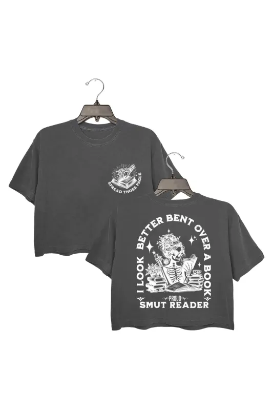 I look Better Bent Over A Book Smut Reader Crop Top For Women sold by Fancy Tees