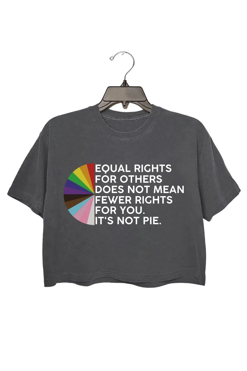 Equal Rights Is Not A Pie Crop Top For Women sold by Fancy Tees