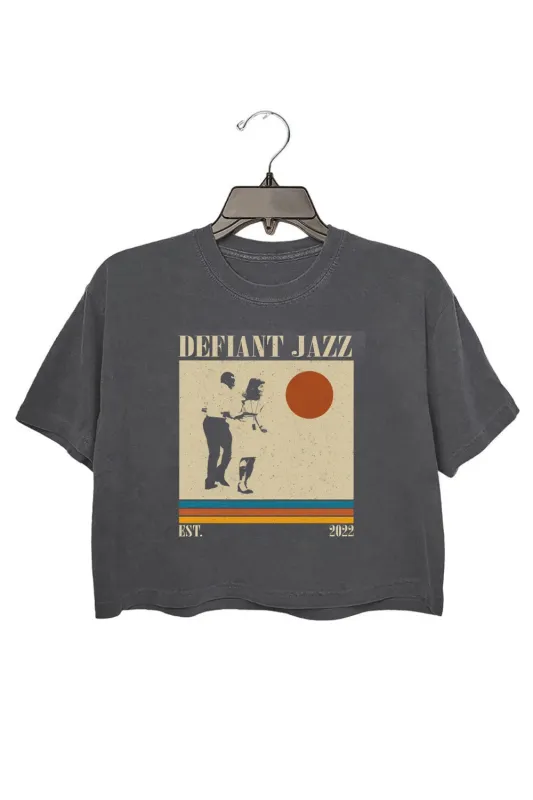 Defiant Jazz Severance Tv Show Crop Top For Women sold by Fancy Tees