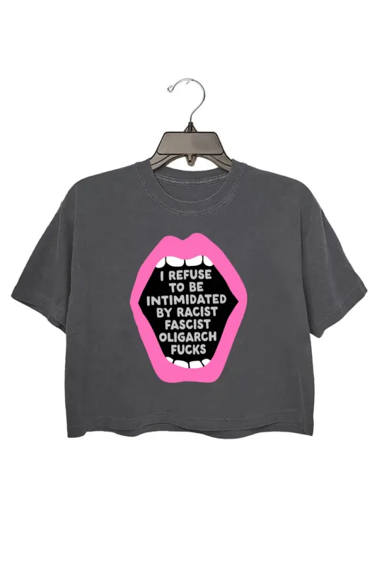 I Refuse To Be Women's Rights Crop Top For Women sold by Fancy Tees
