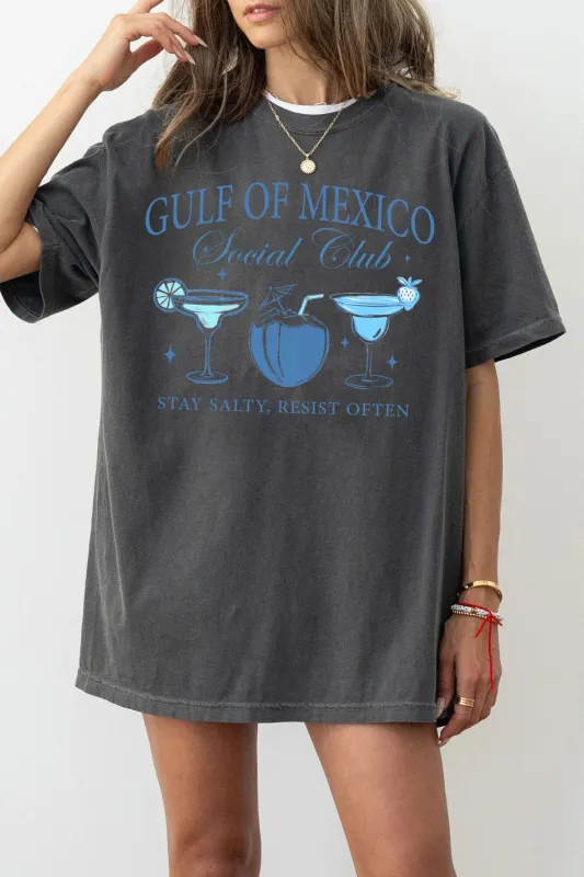 Gulf Of Mexico Social Club FDT Tee For Women sold by Fancy Tees