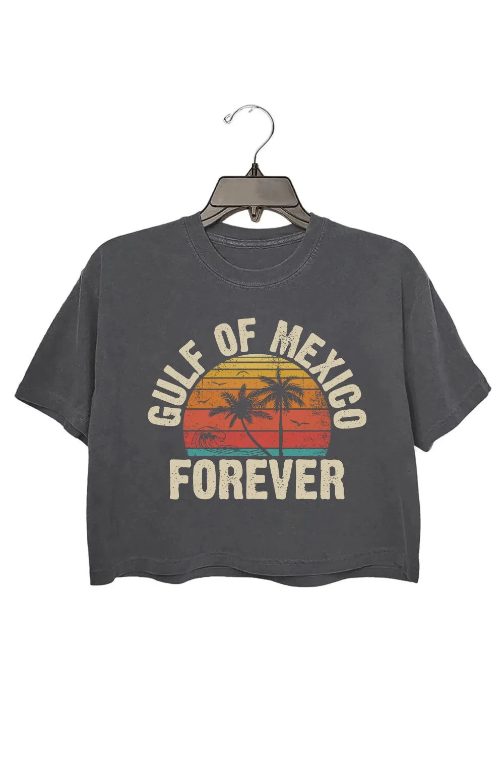 Gulf Of Mexico Forever Crop Top For Women sold by Fancy Tees