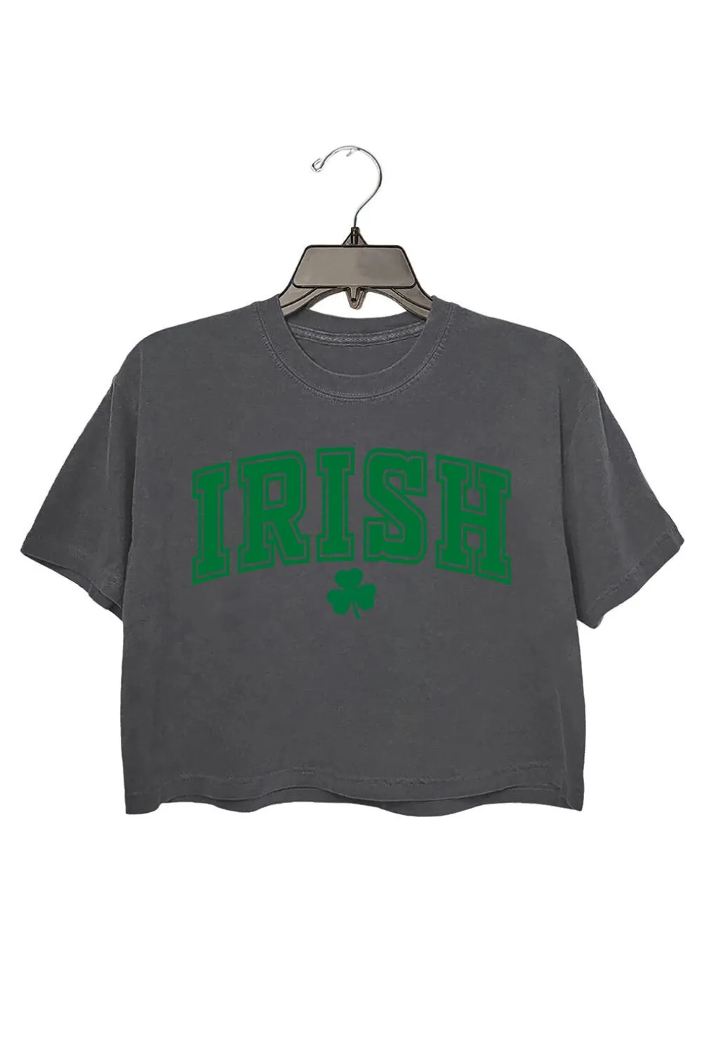 Irish Lucky St Patricks Day Crop Top For Women sold by Fancy Tees product image thumbnail 2