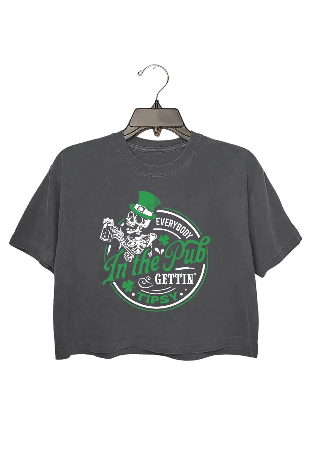 Everybody In The Pub Gettin Tipsy Crop Top For Women sold by Fancy Tees