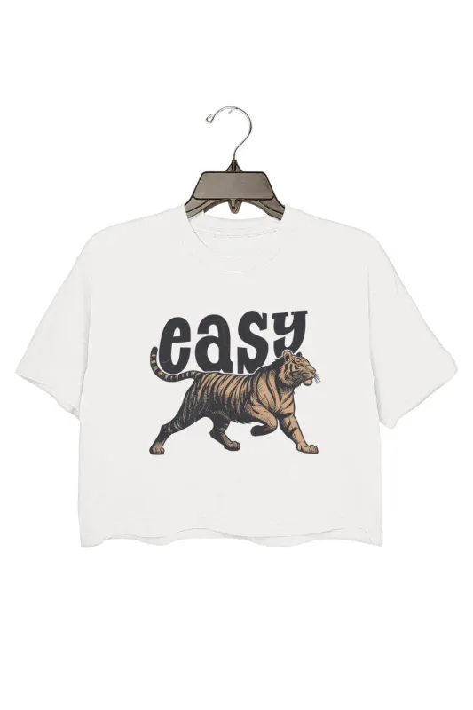 Easy Tiger Inspired Crop Top For Women sold by Fancy Tees
