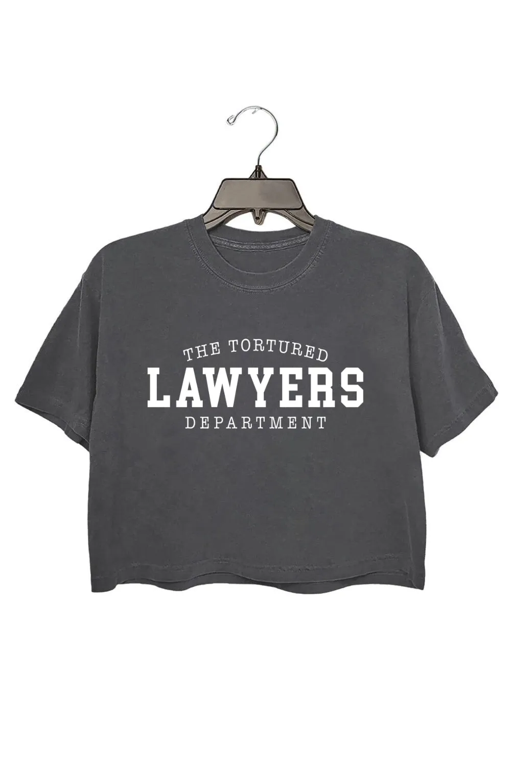 The Tortured Lawyers Department Crop Top For Women sold by Fancy Tees
