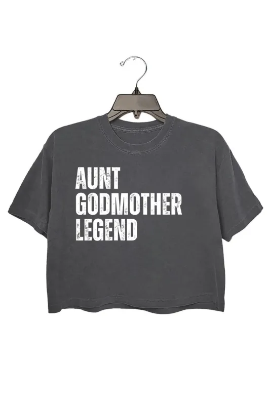 Aunt Godmother Legend Crop Top For Women sold by Fancy Tees