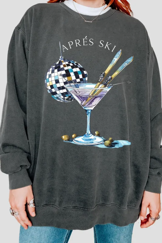 Aprés Ski Club Sweatshirt For Women sold by Fancy Tees