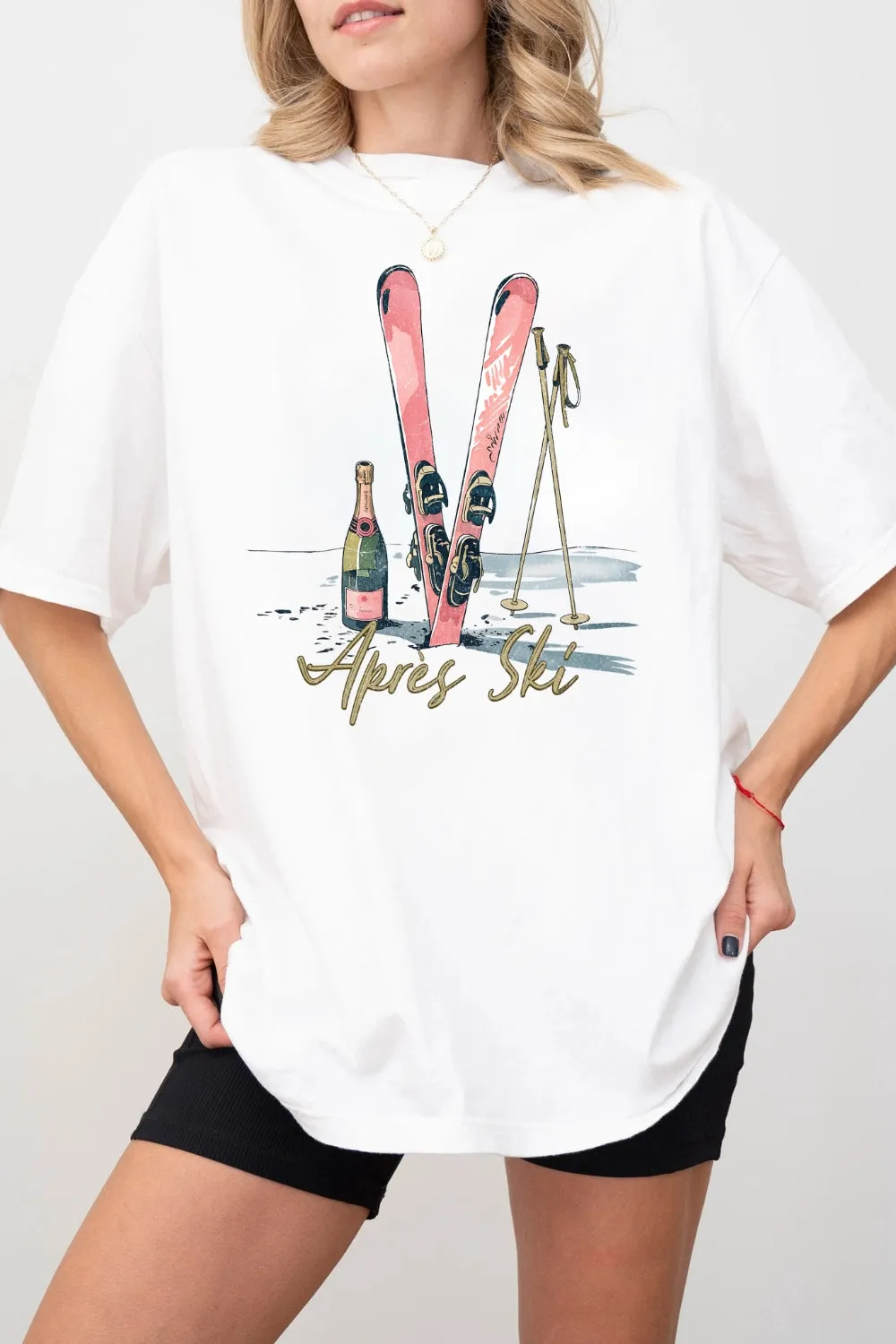 Après Ski Lover Tee For Women sold by Fancy Tees product image thumbnail 2