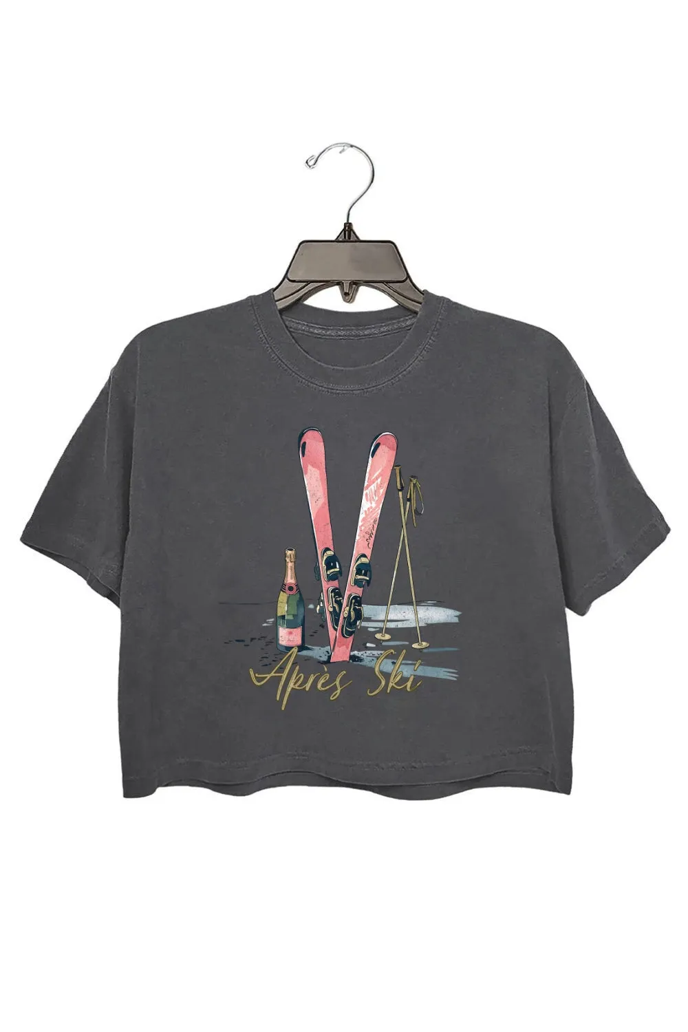 Après Ski Lover Crop Top For Women sold by Fancy Tees
