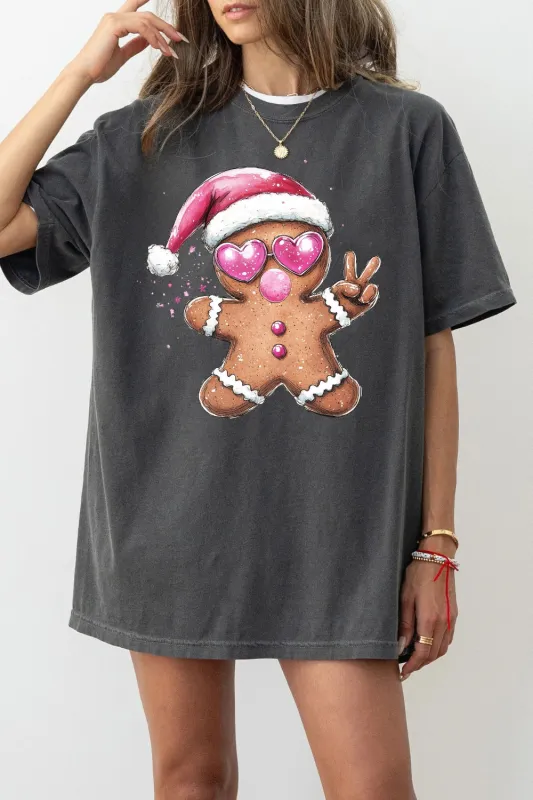 Retro Gingerbread Christmas Blowing Bubble Tee For Women sold by Fancy Tees