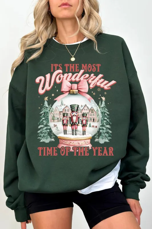 Nutcracker Friends Snow Globe Christmas Sweatshirt For Women sold by Fancy Tees