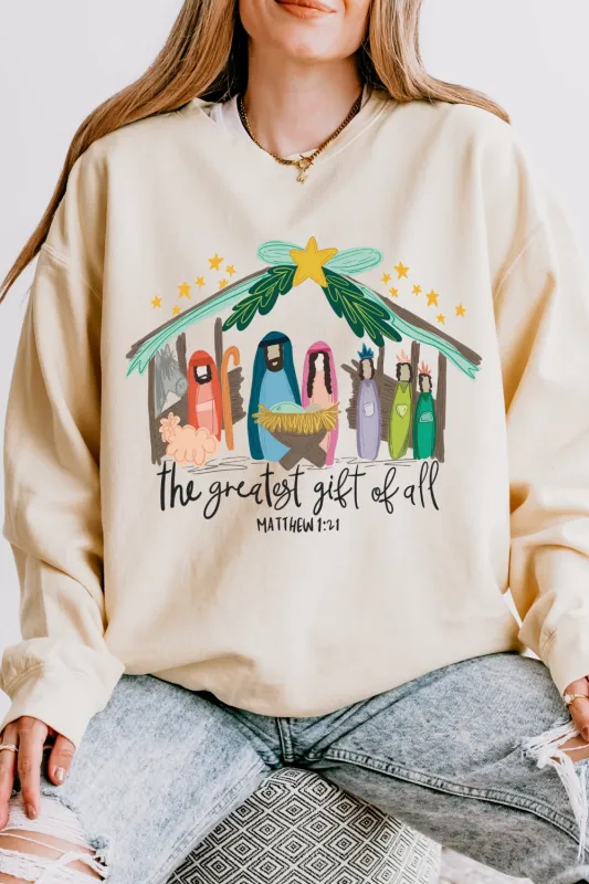 Greatest Gift Of All Sweatshirt For Women sold by Fancy Tees