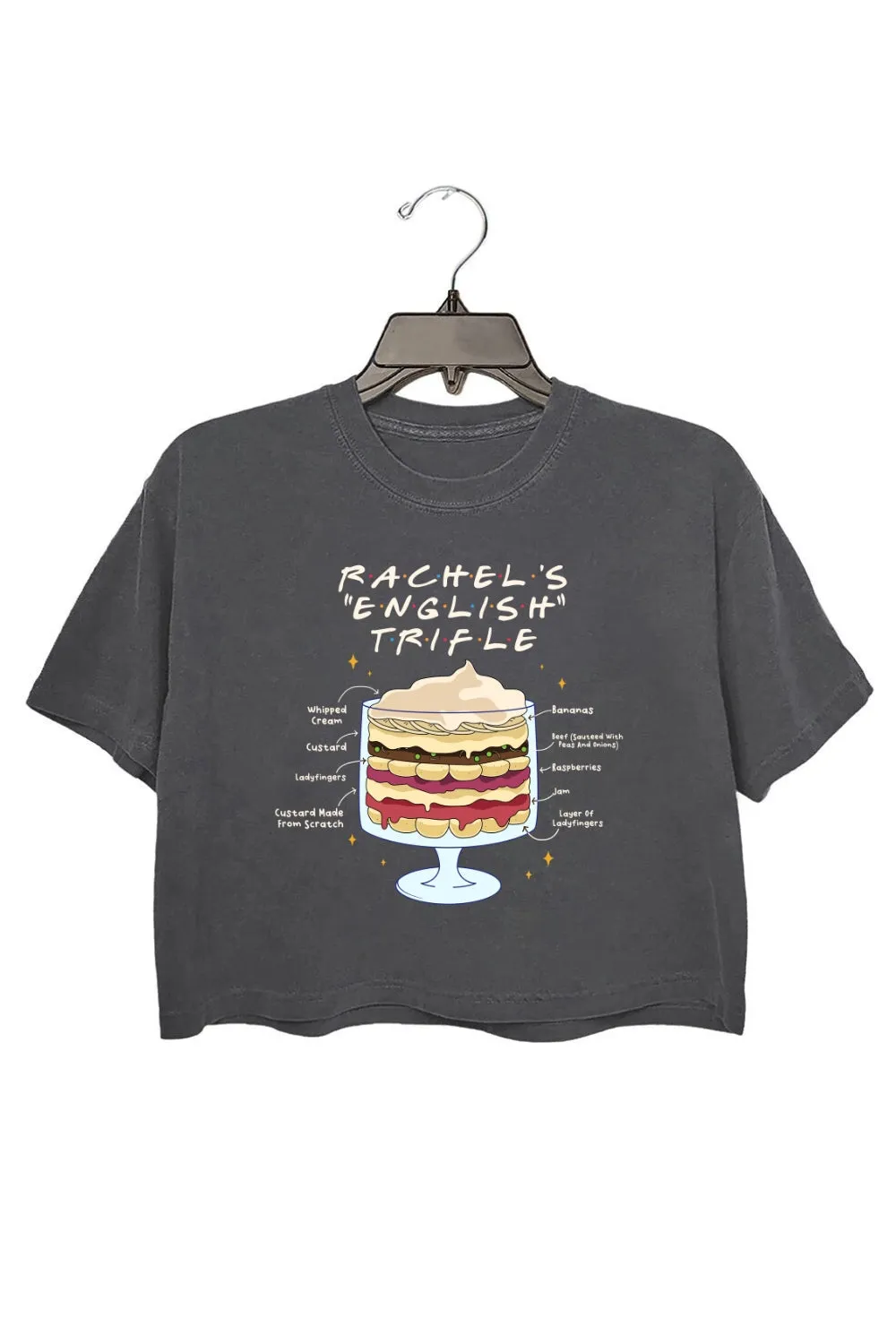 Friends Rachel's Thanksgiving Trifle Crop Top For Women sold by Fancy Tees