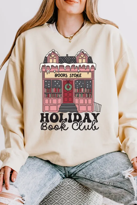 Christmas Holiday Book Club Sweatshirt For Women sold by Fancy Tees