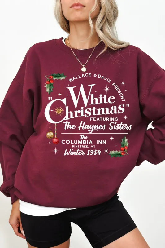 White Christmas Movie 1954 Sweatshirt For Women sold by Fancy Tees